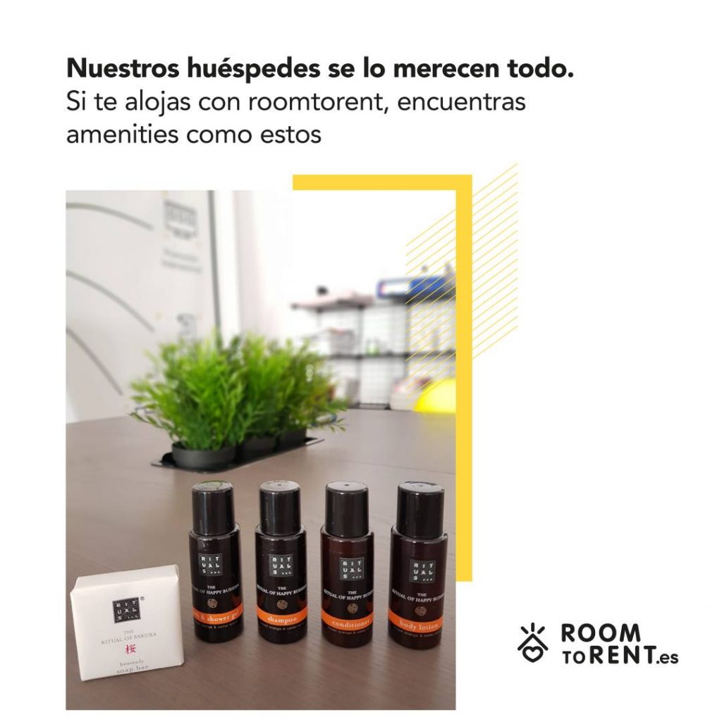 Ammenities de Rituals en roomtorent.es