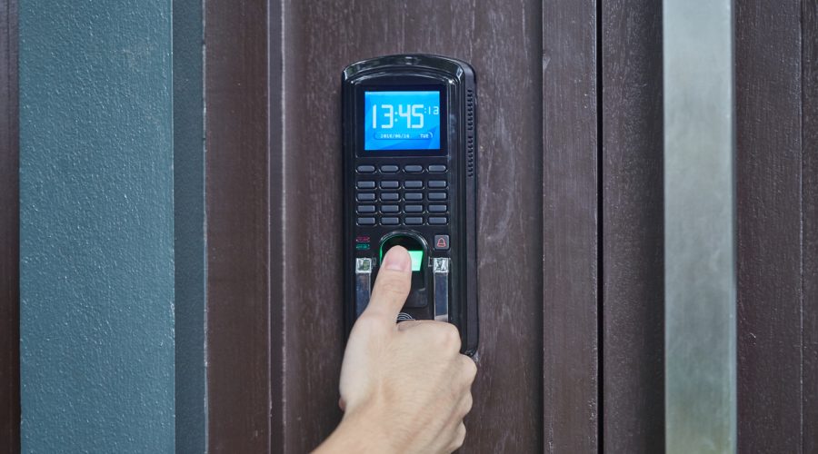 Fingerprints scan machinary